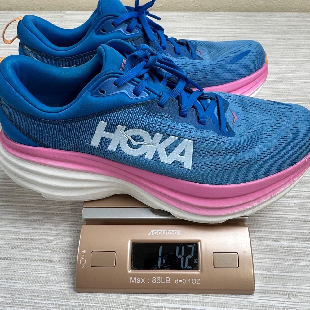 Hoka Bondi 8 Running Shoes Womens 10B Coastal Sky Model 1127952 Sneaker CSAA - Picture 10 of 10